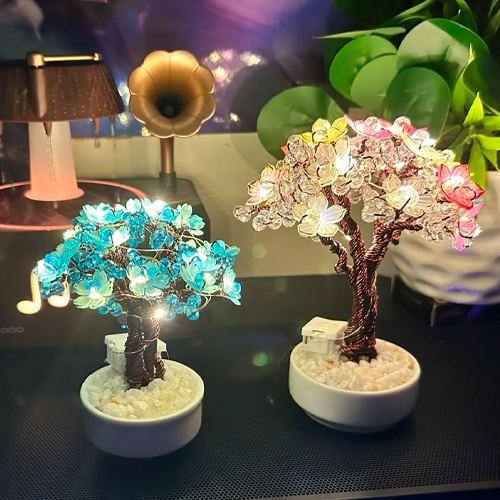 Premium Crystal Flower Tree